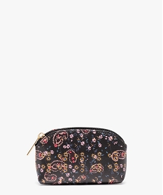 porte-monnaie a motifs fleuris femme noir porte-monnaie et portefeuillesE034501_1