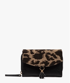 ACCESSOIRE NOIR MARO NOIR LEOPARD:40088980330-Synthetique///Polyester/
