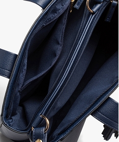 sac a main a double compartiment femme bleu sacs a mainE035701_3
