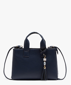 sac a main a double compartiment femme bleu sacs a mainE035701_4