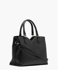 sac a main bimatiere avec accessoire femme noir sacs a mainE035801_2