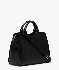 sac a main avec clous et bandouliere amovible femme noir sacs a mainE036601_2