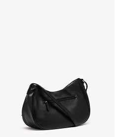 sac besace demi-lune souple a clous femme noir sacs bandouliereE037501_2