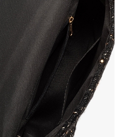 sac besace bimatiere devant en textile esprit couture femme noir sacs bandouliereE038201_3