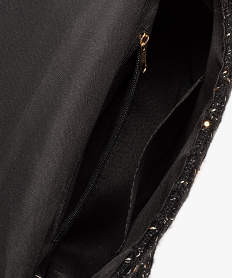 sac besace bimatiere devant en textile esprit couture femme noir sacs bandouliereE038201_3