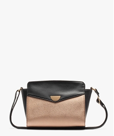 sac besace bimatiere femme noir sacs bandouliereE038301_4
