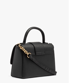 sac besace compact a bandouliere chaine noir sacs bandouliereE038601_2
