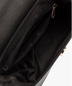 sac besace compact a bandouliere chaine noir sacs bandouliereE038601_3