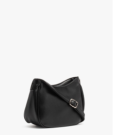sac besace compact souple look rock femme noir sacs bandouliereE038701_2