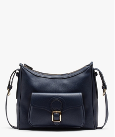 sac bandouliere grand format femme bleu sacs bandouliereE038901_4