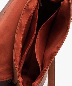 sac besace femme bimatiere femme orange sacs bandouliereE039101_3