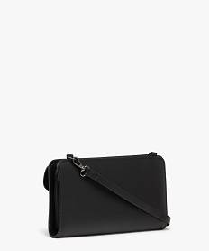 pochette de soiree portefeuille femme noir sacs bandouliereE040201_2
