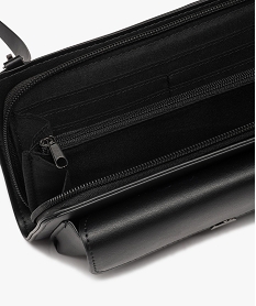 pochette de soiree portefeuille femme noir sacs bandouliereE040201_4