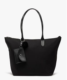 sac cabas deperlant avec accessoires amovibles femme noir standardE042101_1