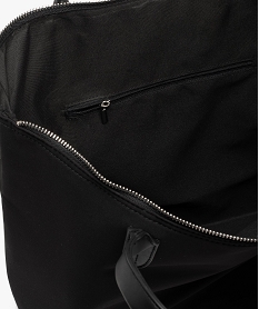 sac cabas deperlant avec accessoires amovibles femme noir standard cabas - grand volumeE042101_4