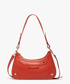 sac porte epaule forme demi-lune femme orange standardE042301_1