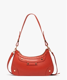 sac porte epaule forme demi-lune femme orange sacs a mainE042301_4