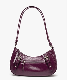 GEMO Sac à main compact porté épaule Violet