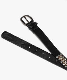 ceinture a clous bicolores femme noirE043601_2