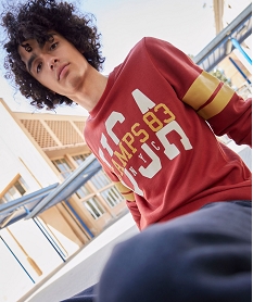 CHAUSSURE SPORT MARINE/ORANGE SWEAT ROUGE:40171500427-Coton////