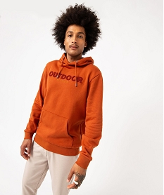 PDT.ENTRET NOIR SWEAT ORANGE:40171500430-Coton///Coton/