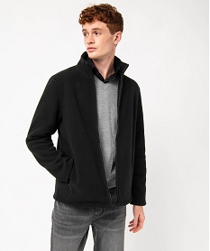 PANTOUFLE GRIS SWEAT NOIR:40171510173-Polyester////