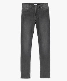 jean noir droit en coton stretch homme gris jeans regularE048301_4