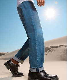 jean wide legs extensible homme grisE048601_4