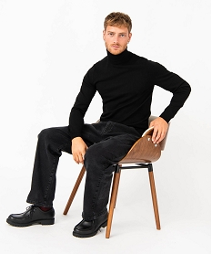 BOTTE NOIR PANTALON NOIR:40176100263-Coton////