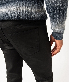 jean enduit coupe regular homme noir jeans regularE048901_2