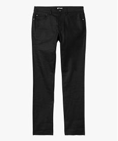 jean enduit coupe regular homme noir jeans regularE048901_4