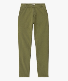 pantalon 5 poches en coton stretch homme vertE050401_4