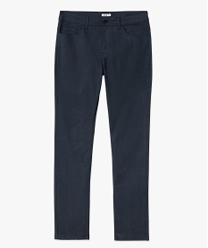 pantalon slim 5 poches en toile extensible homme bleuE050601_4