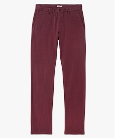 pantalon chino en coton stretch homme violetE051201_4