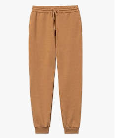 pantalon de jogging homme molletonne brunE055601_4
