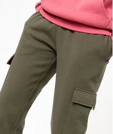 pantalon de jogging coupe cargo homme vertE055801_2
