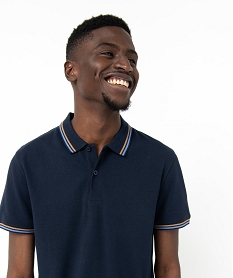 DORS BIEN ROSE POLO BLEU MARINE:40179440445-Coton////