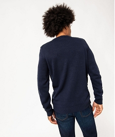 pull special noel 3d avec balles a scratch homme bleu pullsE061701_3