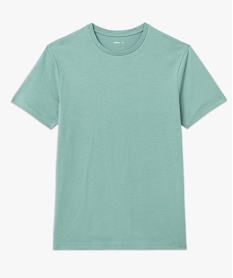 tee-shirt a manches courtes et col rond homme vert tee-shirtsE064901_4