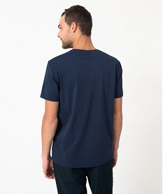 tee-shirt manches courtes imprime fantaisie homme - the simpsons bleu tee-shirtsE065301_3