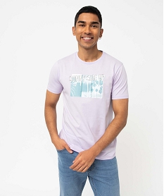 SWEAT ECRU TEE-SHIRT LILAS:40179541857-Coton////