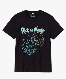 tee-shirt homme avec motif xxl - rick and morty noir tee-shirtsE066601_4