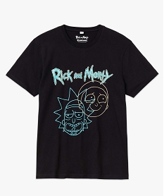 tee-shirt homme avec motif xxl – rick and morty noirE066601_4