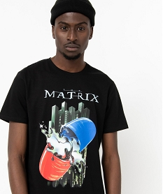 tee-shirt a manches courtes a motif matrix homme - warner bros noir tee-shirtsE067301_2