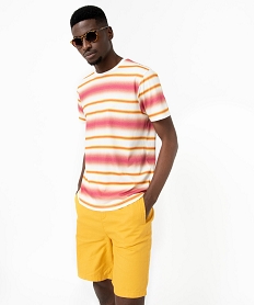CHAUSSURE PLAT NOIR TEE-SHIRT BLANC RAYE:40179541883-Coton////