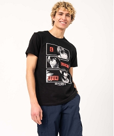 GEMO Tee-shirt homme imprimé à manches courtes - Death Note Noir