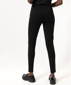 leggings avec boutons sur les hanches femme noir leggings et jeggingsE070901_3