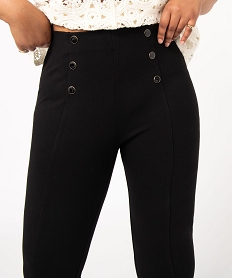 leggings a pont femme grande taille noirE071001_2