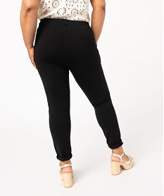 leggings a pont femme grande taille noirE071001_3