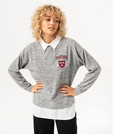  SWEAT GRIS:40281500465-Polyester////